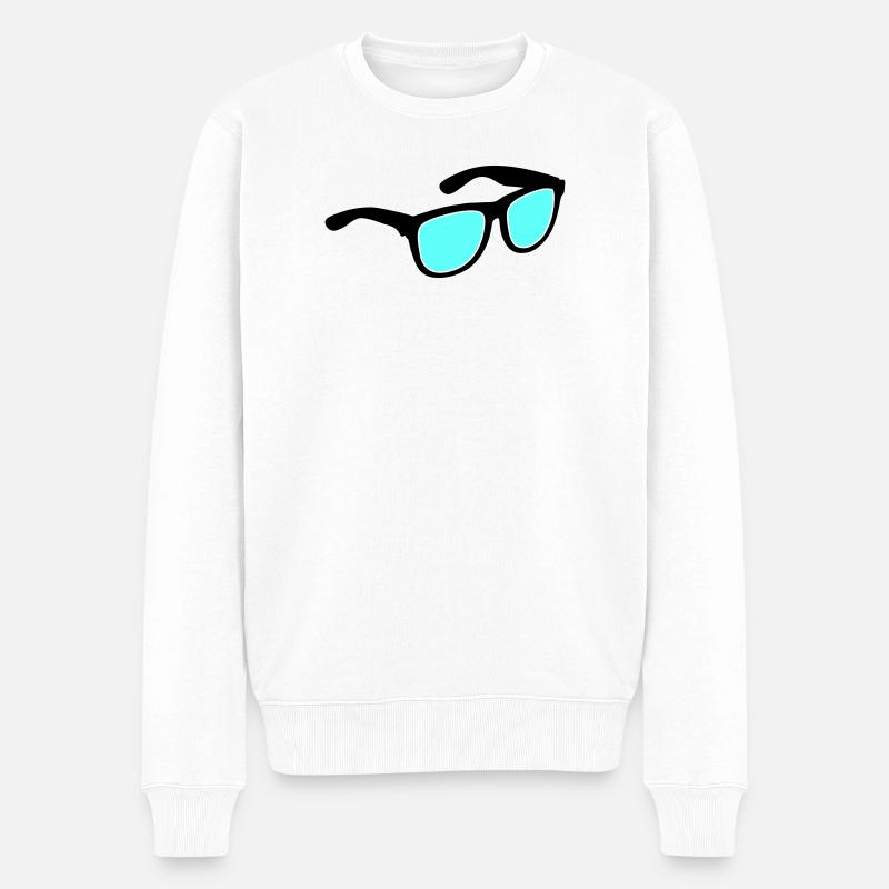 Lunettes Lunettes de soleil - Pull Premium bio Homme - blanc