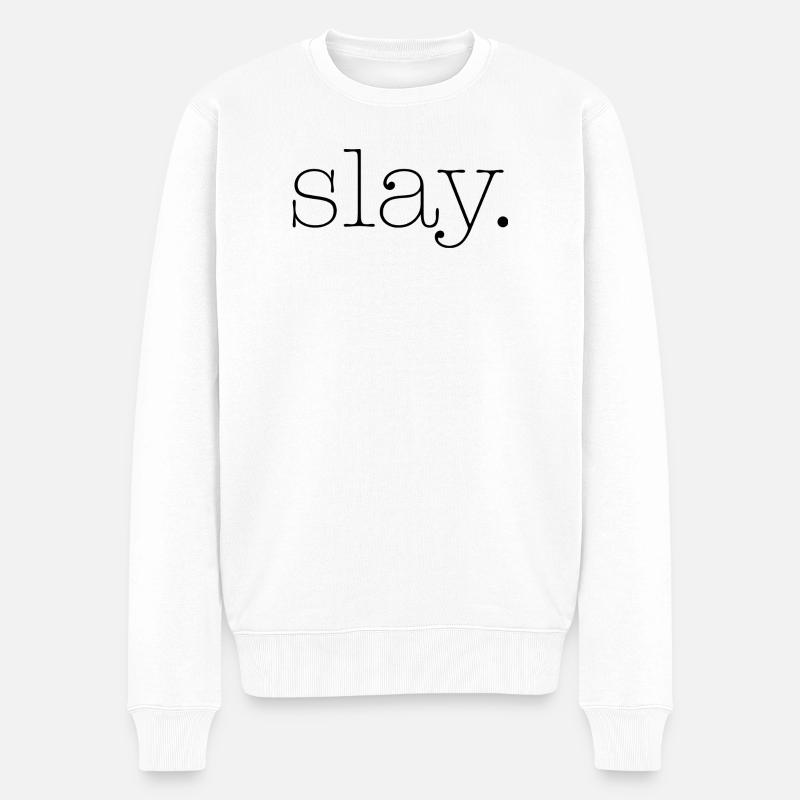 töten - Männer Premium Bio Pullover - Weiß