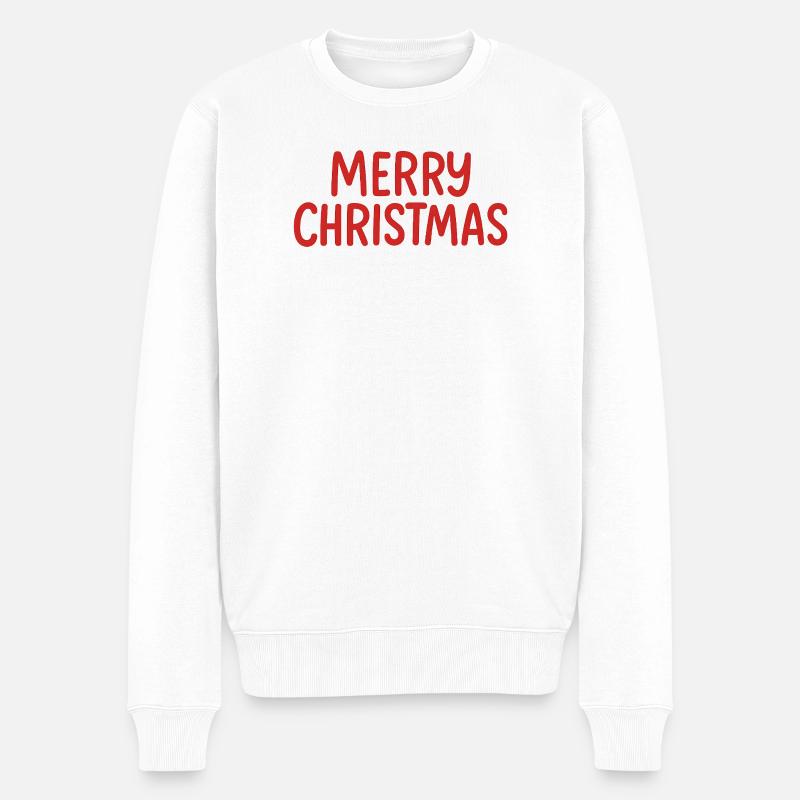 Joyeux Noël - Pull Premium bio Homme - blanc