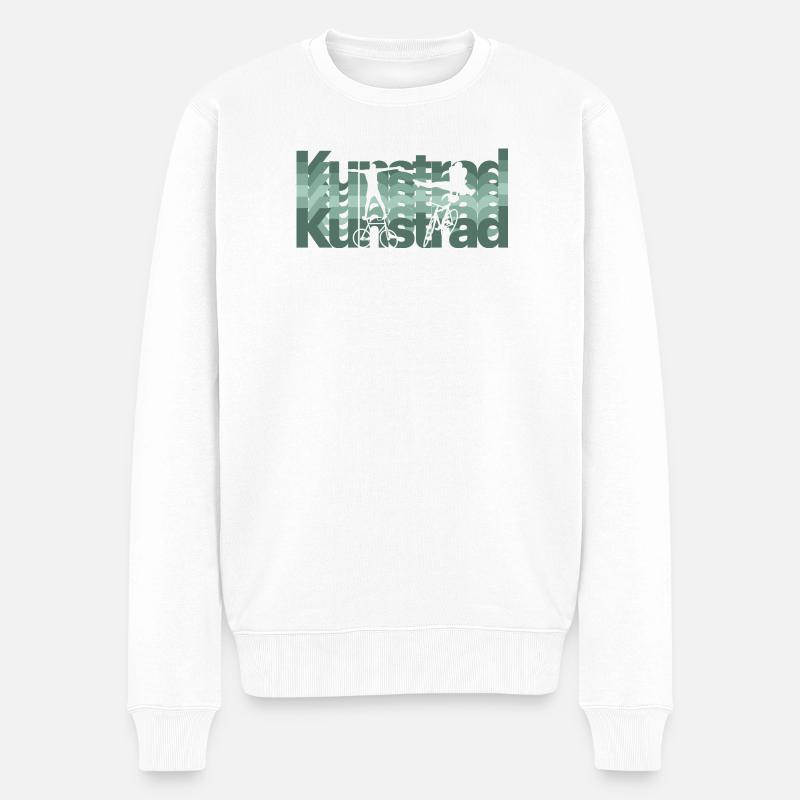 Kunstrad, Kunstradfahren, Hallenradsport - Männer Premium Bio Pullover - Weiß