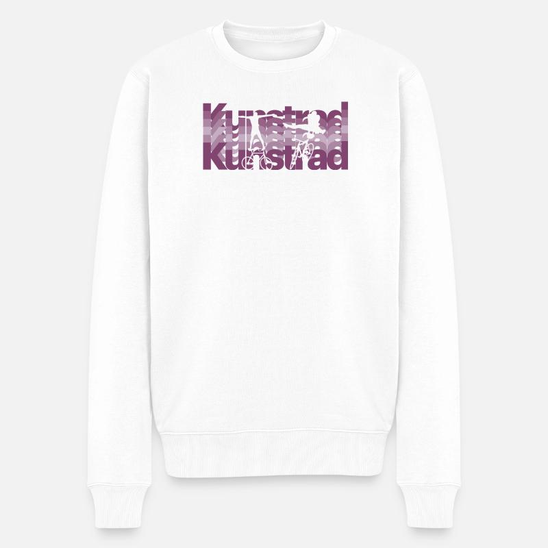 Kunstrad, Kunstradfahren, Hallenradsport - Männer Premium Bio Pullover - Weiß