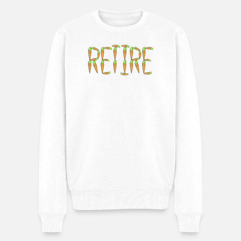 Retraite des Carrots - Pull Premium bio Homme - blanc
