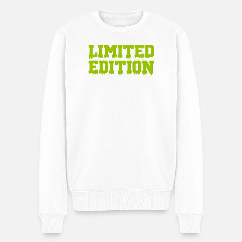 limited_edition - Pull Premium bio Homme - blanc