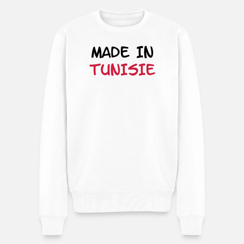 Made in Tunisie - Pull Premium bio Homme - blanc