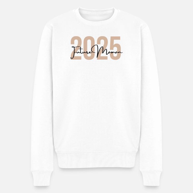 Future Maman 2025 - Pull Premium bio Homme - blanc