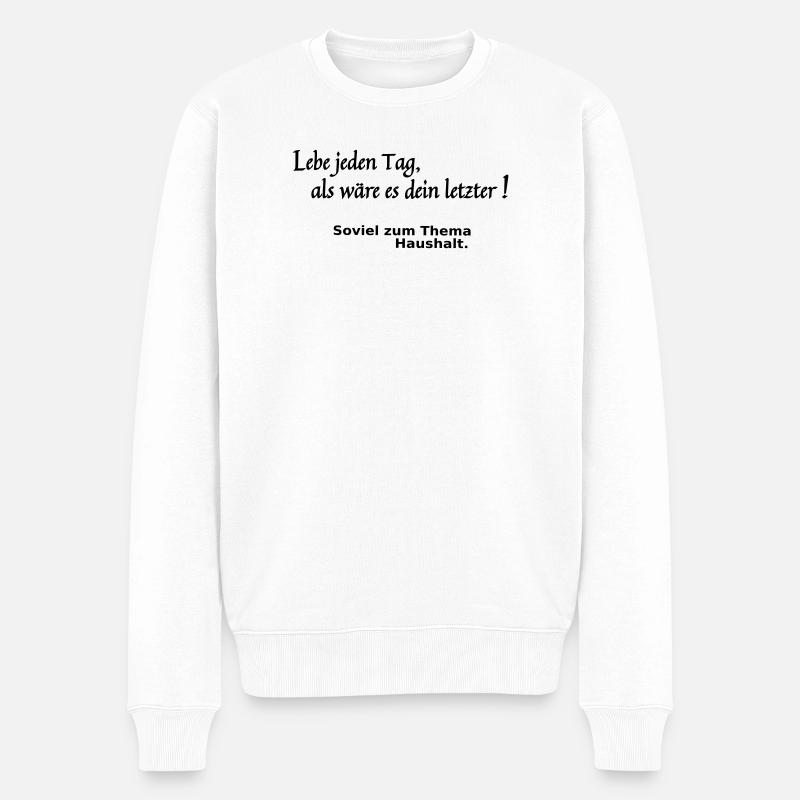 Dernier jour - Pull Premium bio Homme - blanc