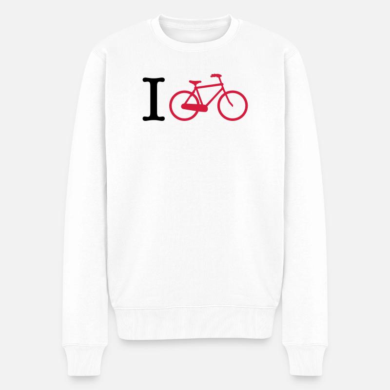 cyclisme - Pull Premium bio Homme - blanc
