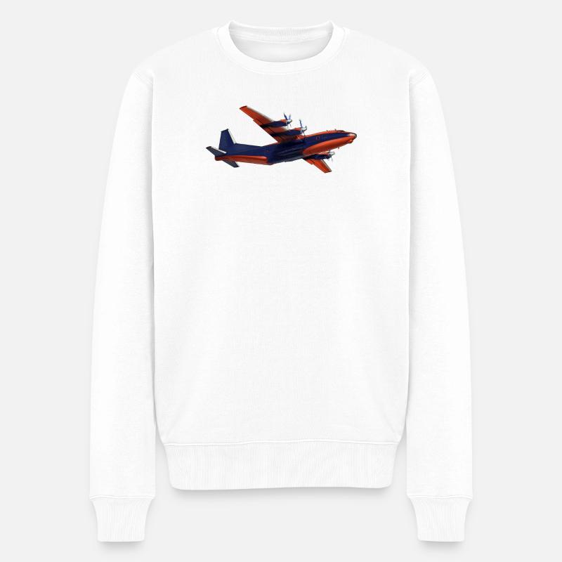 An-12 - Männer Premium Bio Pullover - Weiß