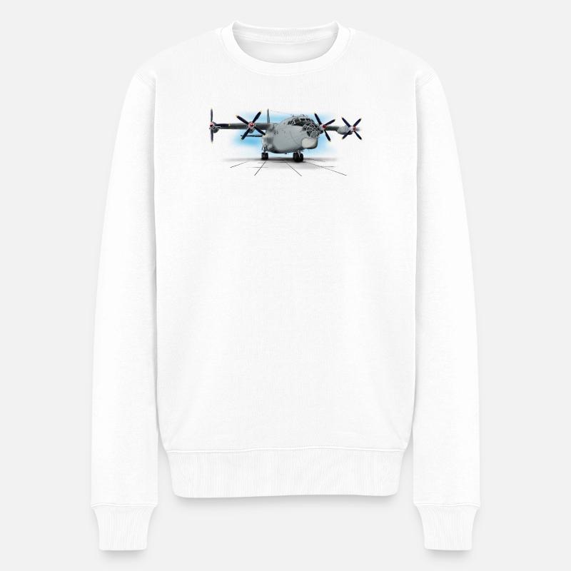 An-12 - Männer Premium Bio Pullover - Weiß