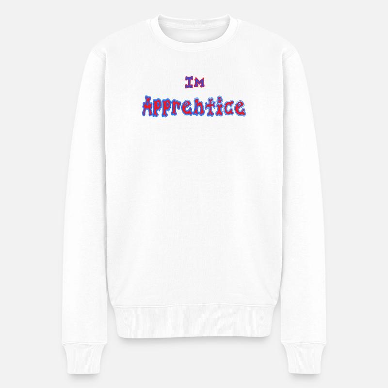 I-m_Apprentice - Männer Premium Bio Pullover - Weiß