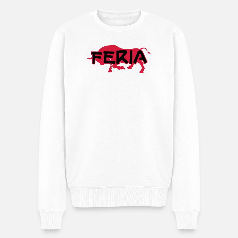 Feria - Pull Premium bio Homme - blanc