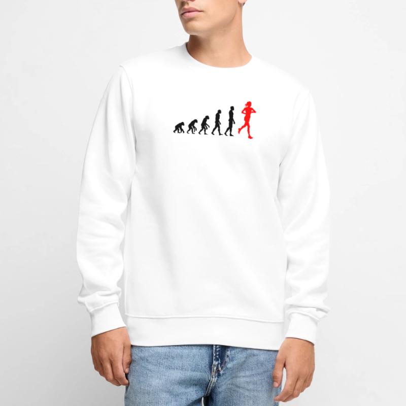 EVOLUTION RUNNERIN PUISSANCE ! AJUSTEMENT DE COUREUR DE JOGGING Pull Premium bio Homme