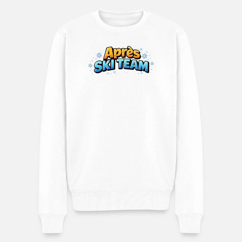 L’équipe de ski APRrès - Pull Premium bio Homme - blanc