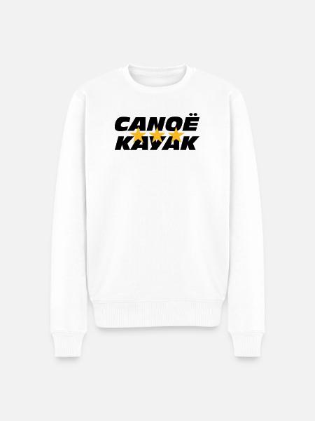 Canoë Kayak - Pull Premium bio Homme - blanc