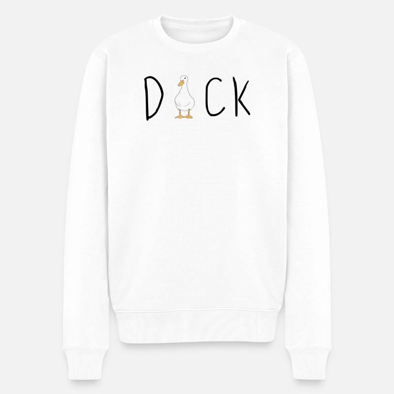 CANARD - Pull Premium bio Homme - blanc