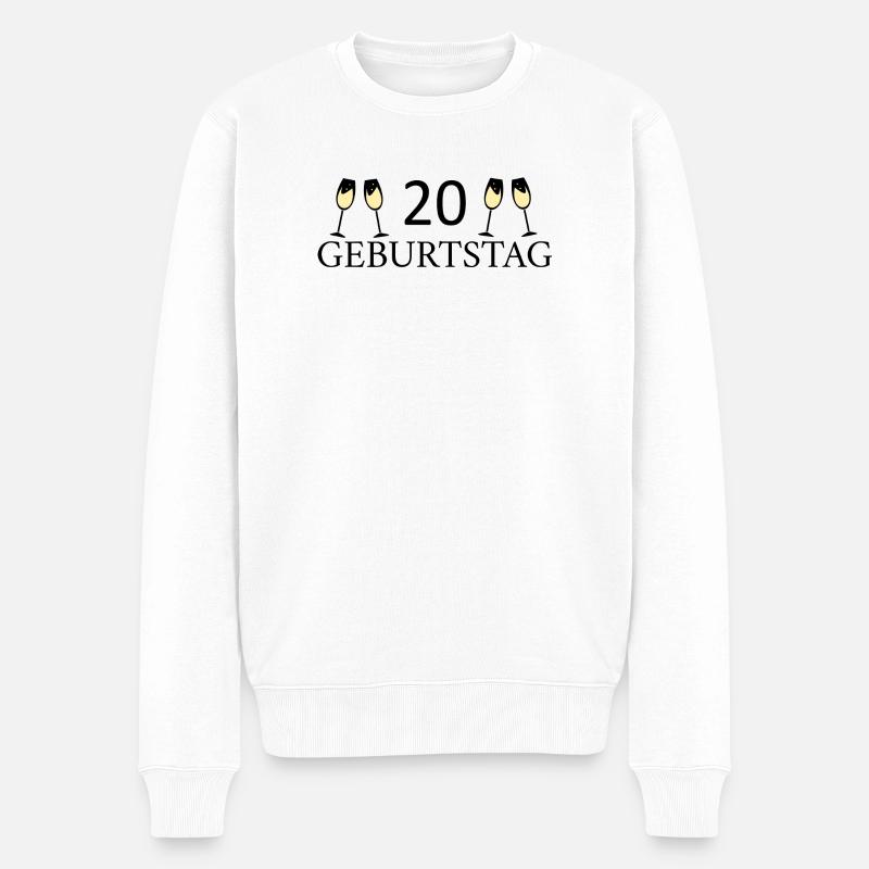 20e anniversaire 20 ans - Pull Premium bio Homme - blanc