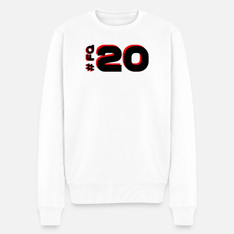 FQ20 2025 Niederlande - Männer Premium Bio Pullover - Weiß