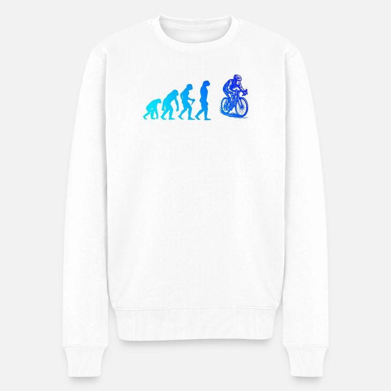 Super cadeau pour vélo de route - Pull Premium bio Homme - blanc