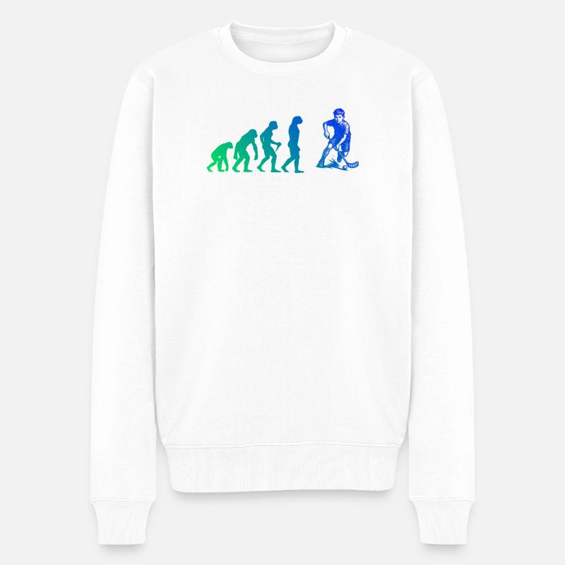 Statement für alle Unihockey - Männer Premium Bio Pullover - Weiß