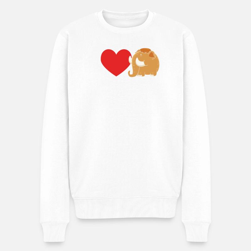 Mammut - Männer Premium Bio Pullover - Weiß