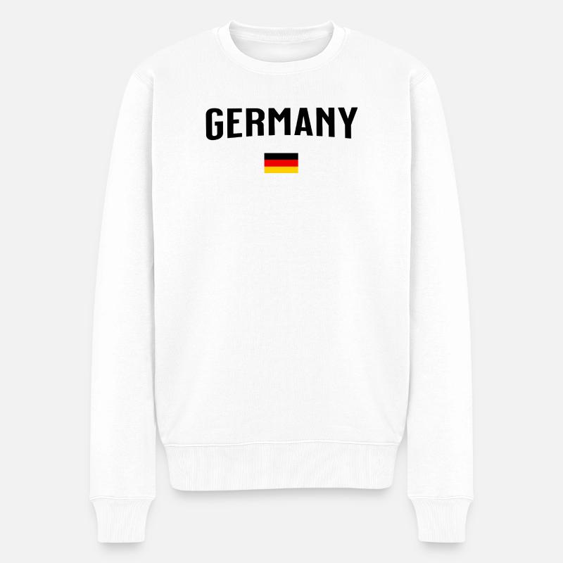 Allemagne - Pull Premium bio Homme - blanc