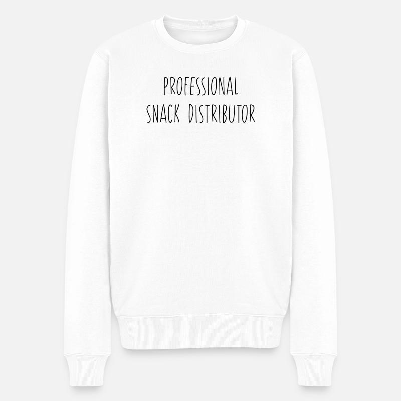 Le monde de maman - Pull Premium bio Homme - blanc