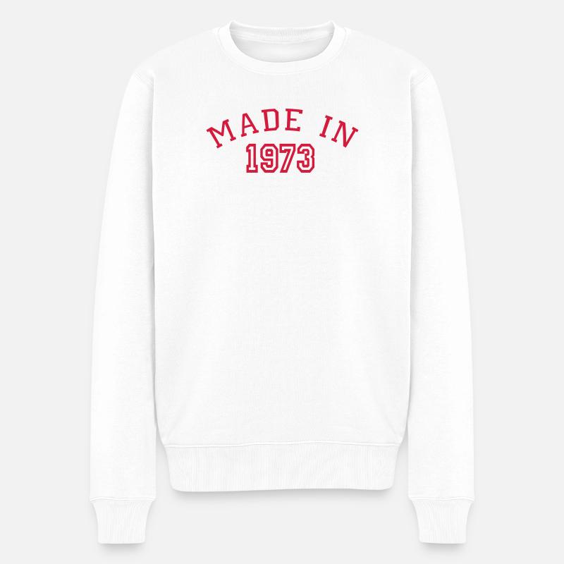 2541614 15363046 1973 - Männer Premium Bio Pullover - Weiß