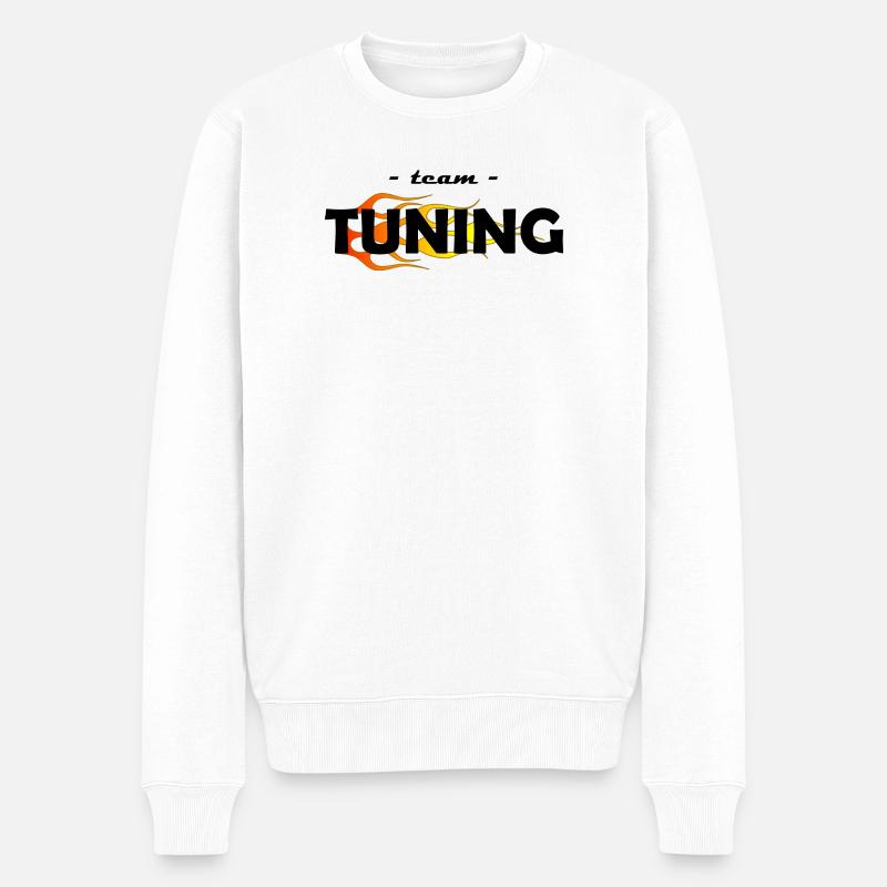 team tuning - Pull Premium bio Homme - blanc