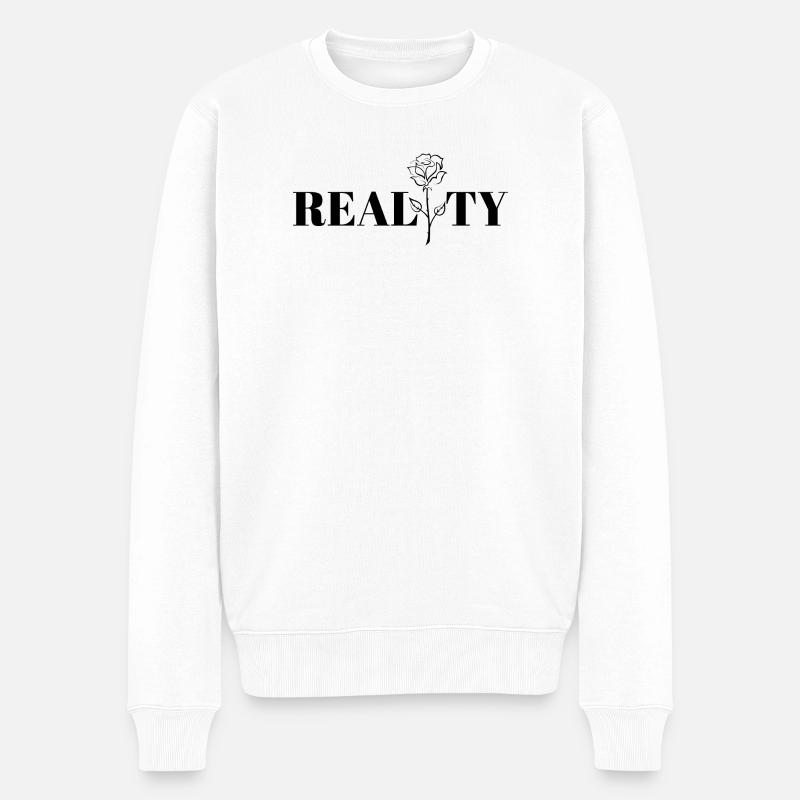 Cool design, reality. - Men's Premium Organic Jumper - white