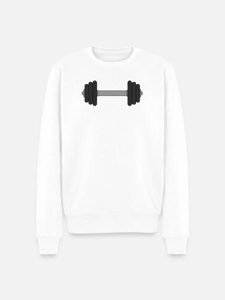 Haltère - Pull Premium bio Homme - blanc