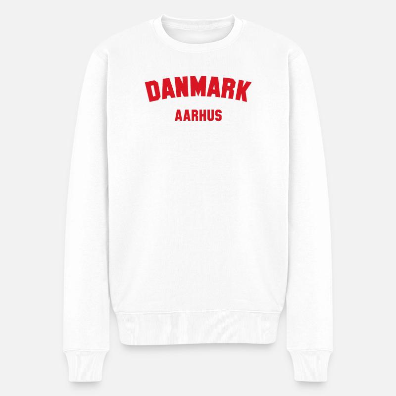 AARHUS Danemark Dänemark - Pull Premium bio Homme - blanc