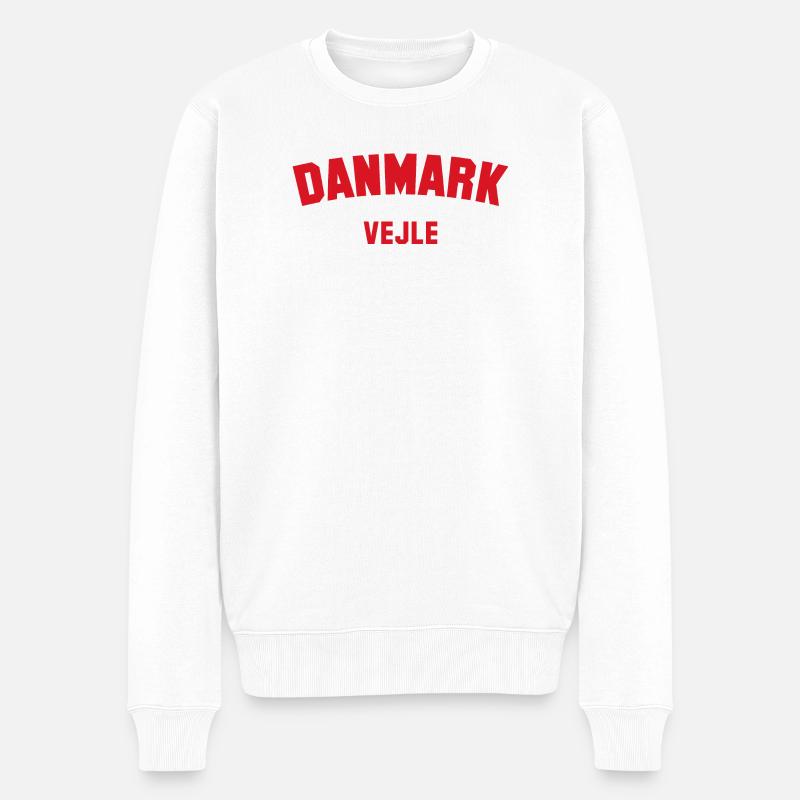 VEJLE, Danemark, Danemark - Pull Premium bio Homme - blanc