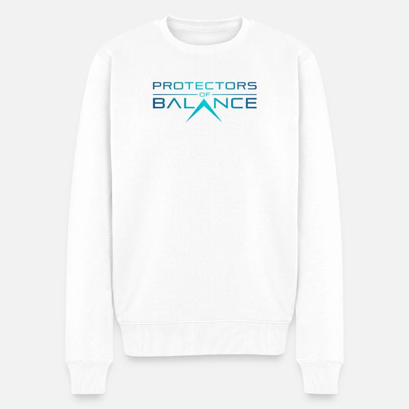 Protecteurs de l’Équilibre - Pull Premium bio Homme - blanc