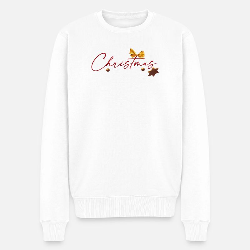 La magie de Noël - Pull Premium bio Homme - blanc