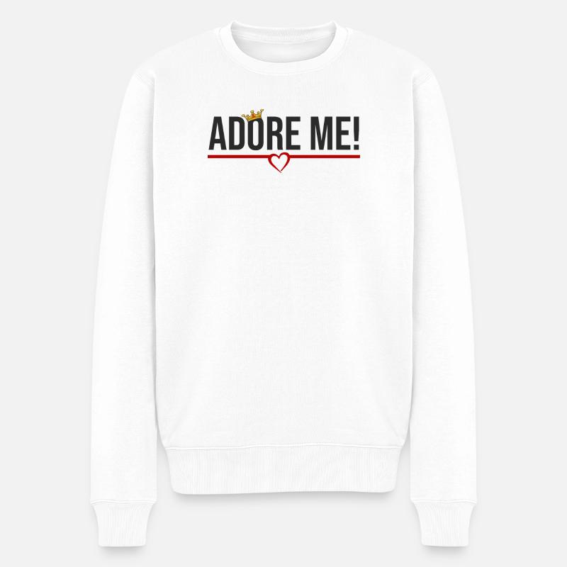 Édition Moineau de la Saint-Valentin - Pull Premium bio Homme - blanc