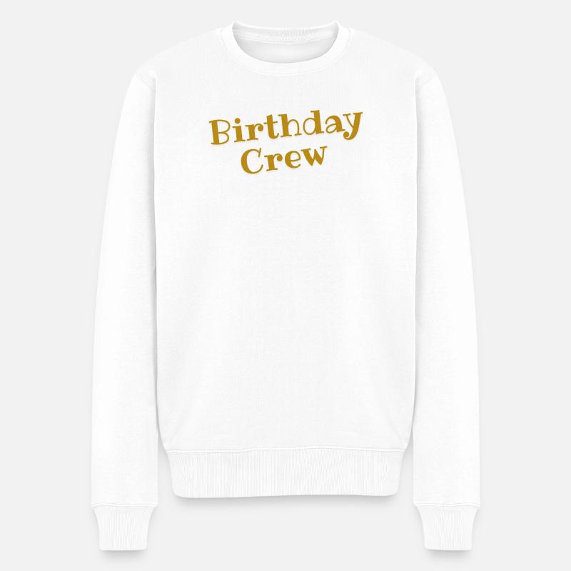 Équipe d’anniversaire - Pull Premium bio Homme - blanc