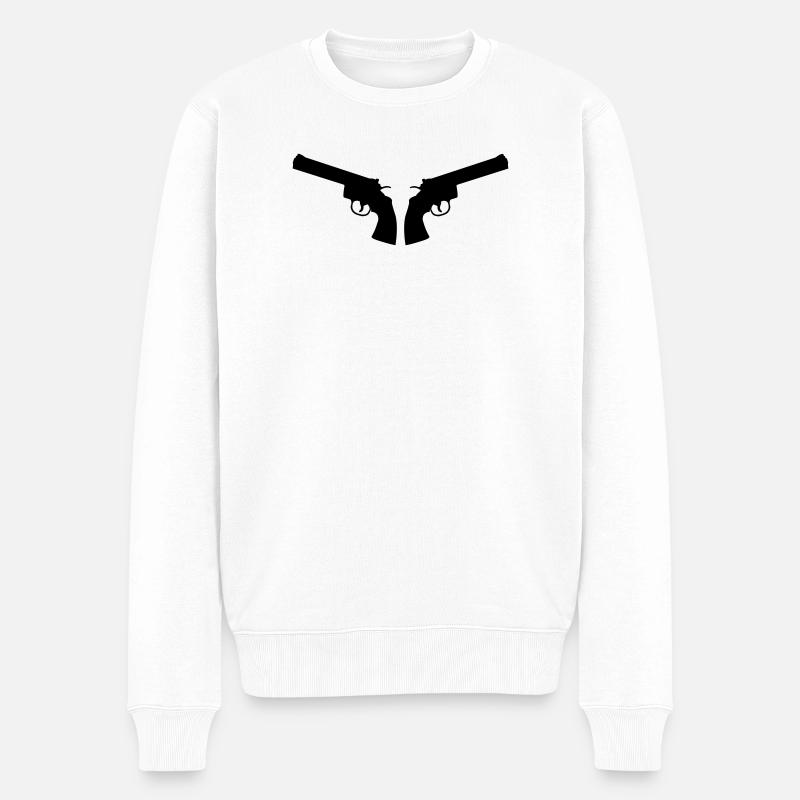 Armes - Pull Premium bio Homme - blanc