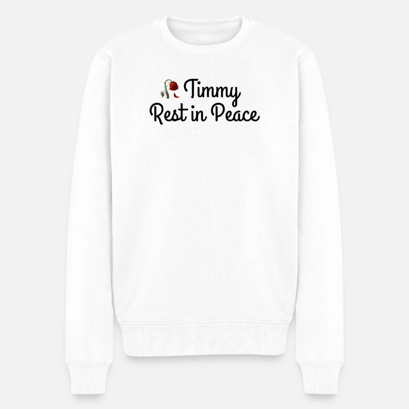 Timmy, repose en paix, baleine - Pull Premium bio Homme - blanc