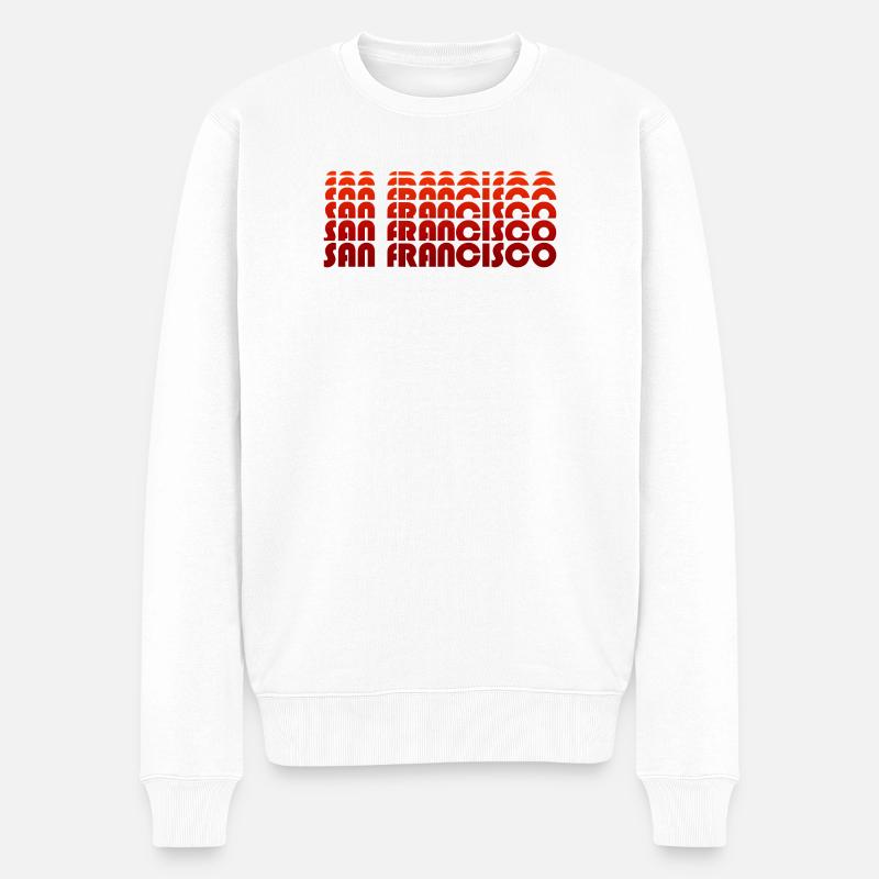 San Francisco - Pull Premium bio Homme - blanc