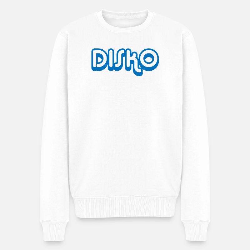 DISCO Nicki - Pull Premium bio Homme - blanc
