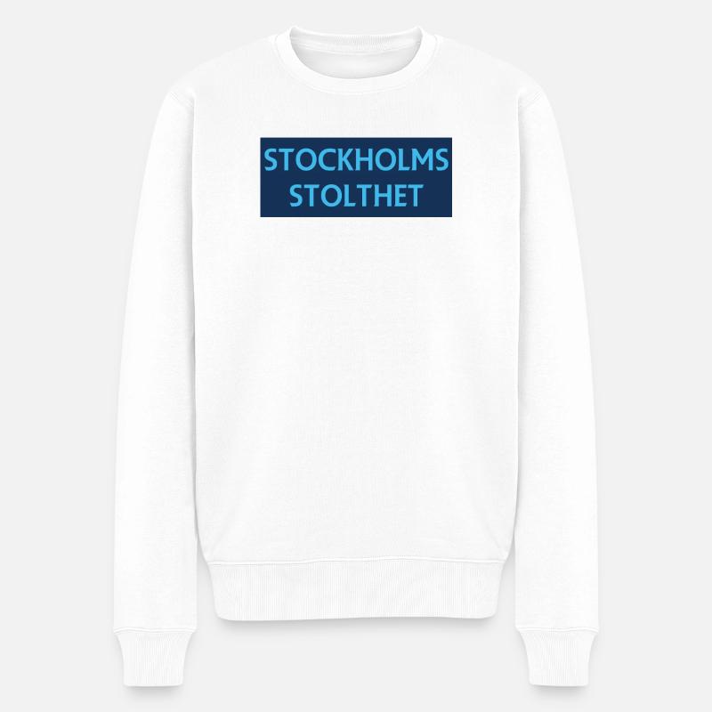 Fierté de Stockholm - Pull Premium bio Homme - blanc