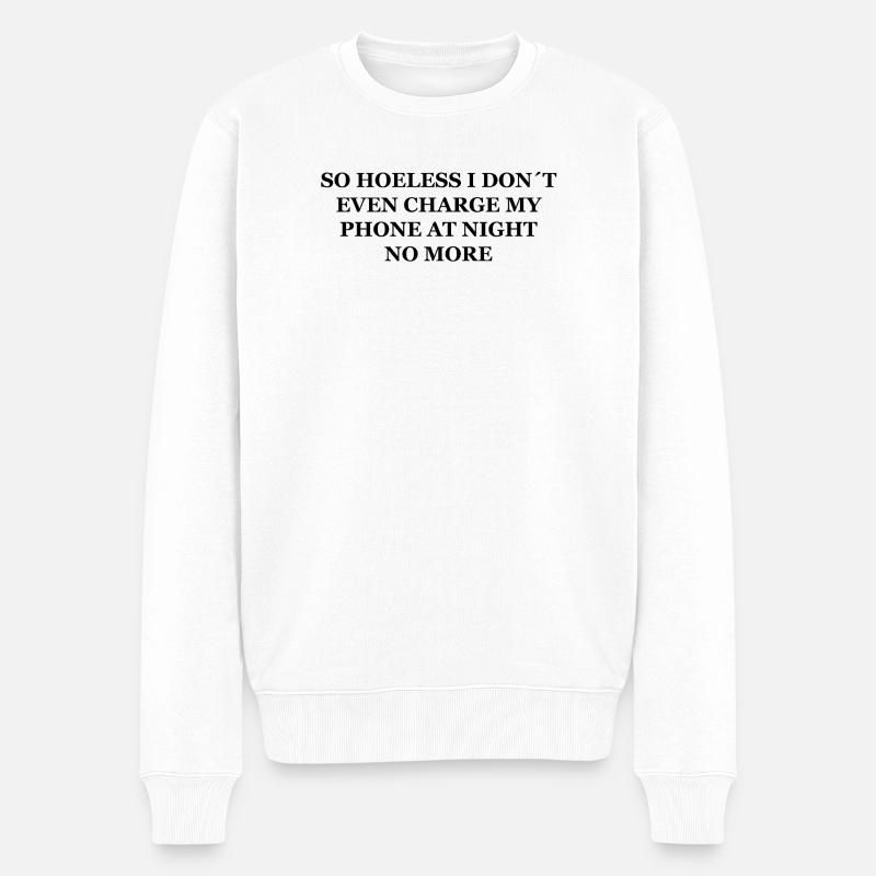 SANS CHAUSSURES - Pull Premium bio Homme - blanc