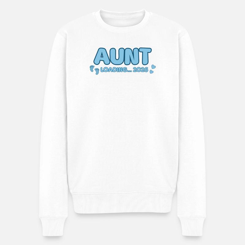 Tante Loading 2026 - Pull Premium bio Homme - blanc