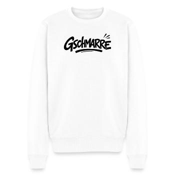 Gschmarre - Männer Premium Bio Pullover - Weiß - Vorne - Thijin (182cm)