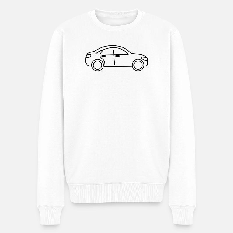 Conception de voiture - Pull Premium bio Homme - blanc