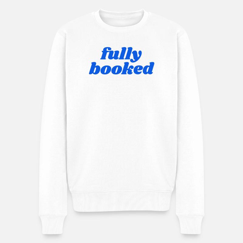 fully booked - Männer Premium Bio Pullover - Weiß
