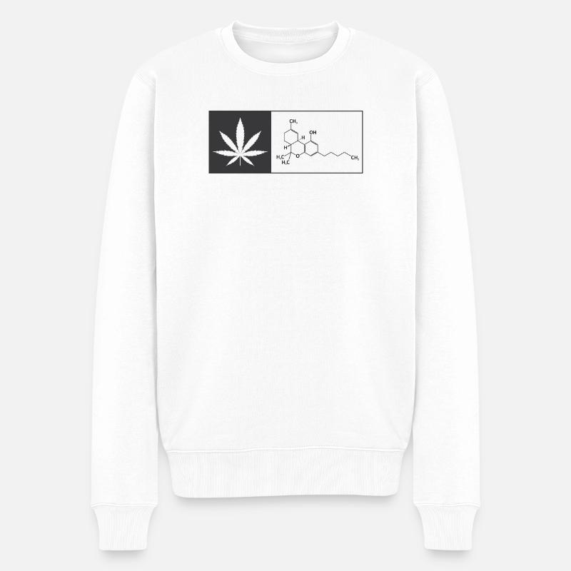 THC - Pull Premium bio Homme - blanc