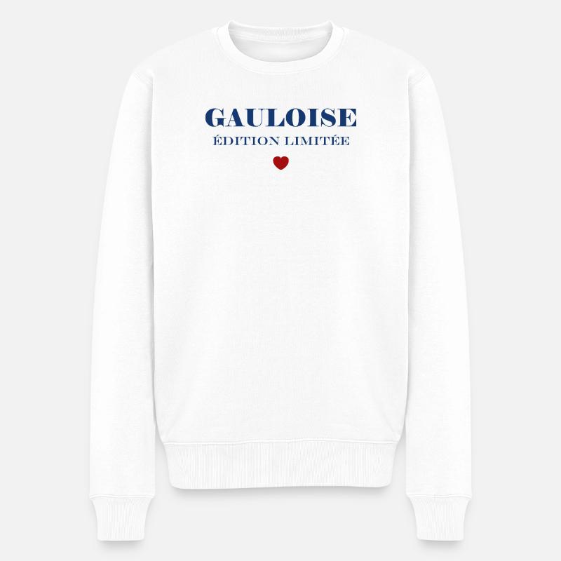 Gauloise  - Pull Premium bio Homme - blanc