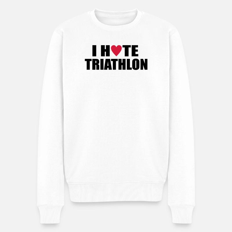 triathlon - Pull Premium bio Homme - blanc