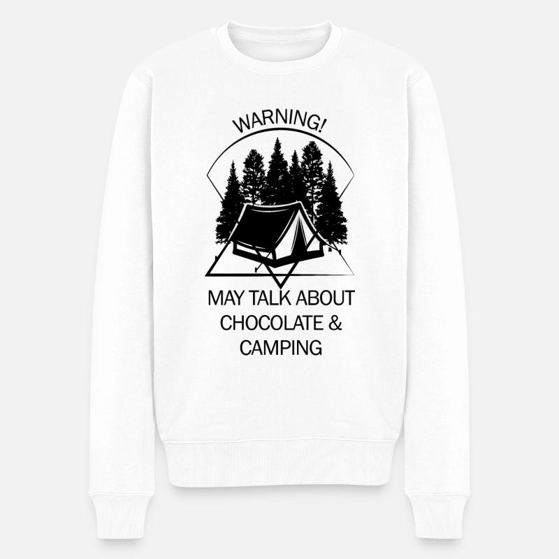 Tente Camping Camper Scout Bivouac - Pull Premium bio Homme - blanc